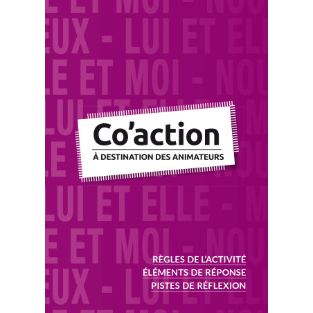 Jeux co'action Jeux co'action