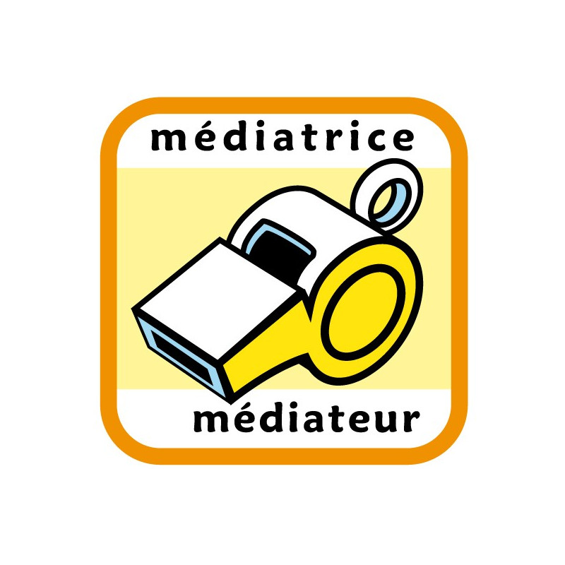 Insigne médiatrice/médiateur