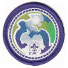 Insigne world scout environnement violet