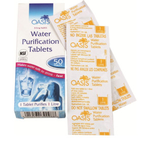 50 pastilles pour purification d'eau