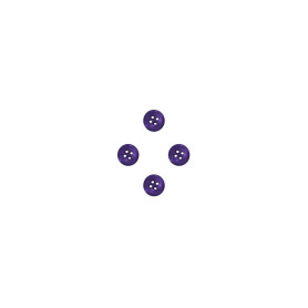 Bouton violet par lot de 4