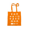 Tote bag Louveteaux - Jeannettes - orange