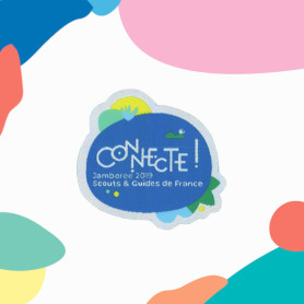 Insigne Connecte ! (Jamboree Scouts-Guides 2019)