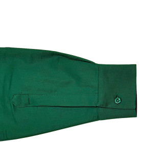 Chemise vert sapin nouveau logo - Compagnons