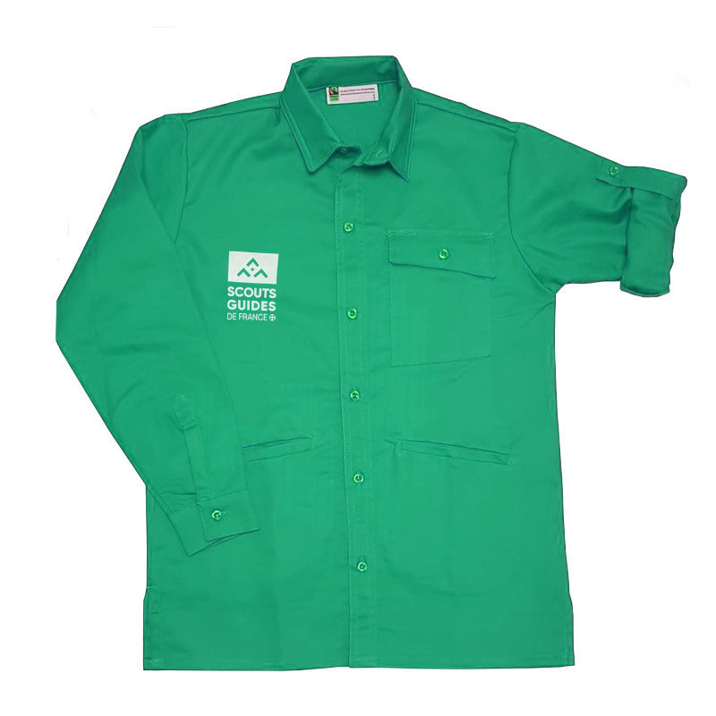 Chemise vert clair nouveau logo - Farfadets