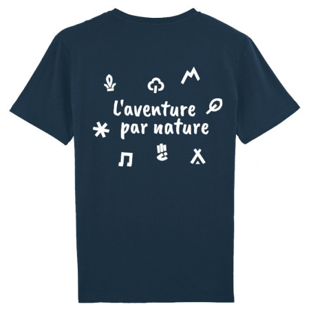 T-shirt "L'aventure par nature" - bleu marine