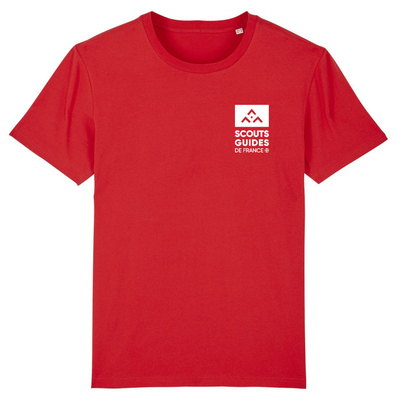 T-shirt Pionniers Caravelles (nouveau modèle) - rouge