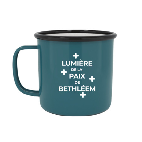 Tasse émaillée "Lumière de la Paix de Bethléem"