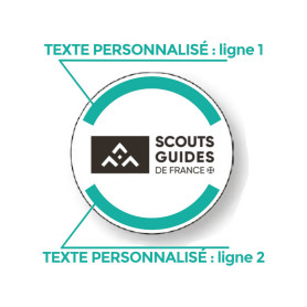 Tampon rond avec logo SGDF