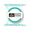 Tampon rond avec logo SGDF