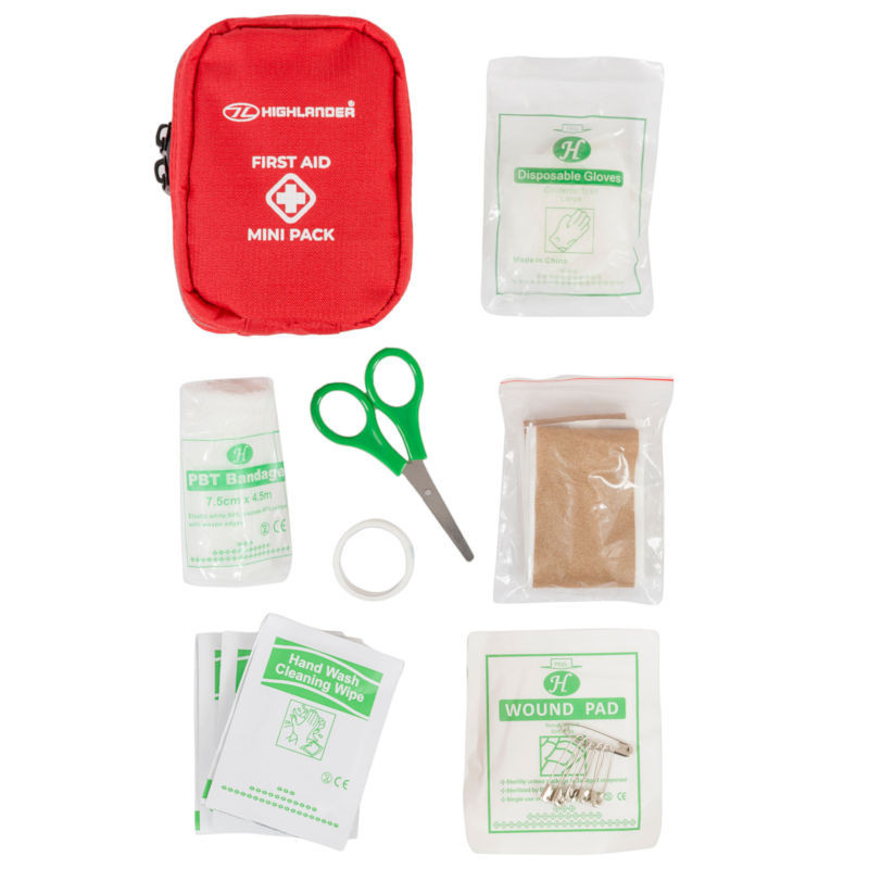 Pack Premiers Soins Mini Mil-Tec - Trousses de secours / Trauma bag sur   - Vêtements militaire et Equipements de Séc