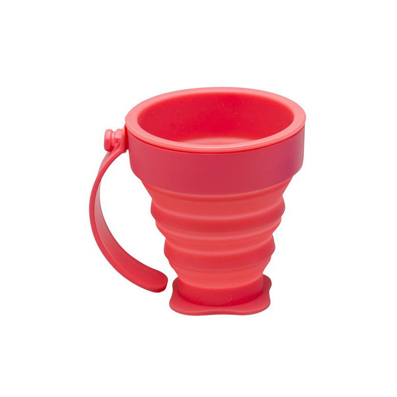 Tasse plastique micro-ondable rouge 350ml 6x9,5cm m-o INOMATA Japon