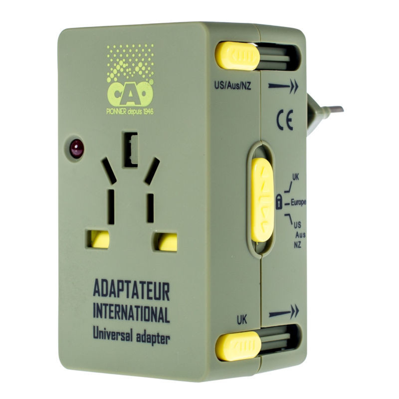 Adaptateur universel de voyage - Avec protection enfant