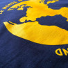T-Shirt "Le monde m'appelle" - bleu marine