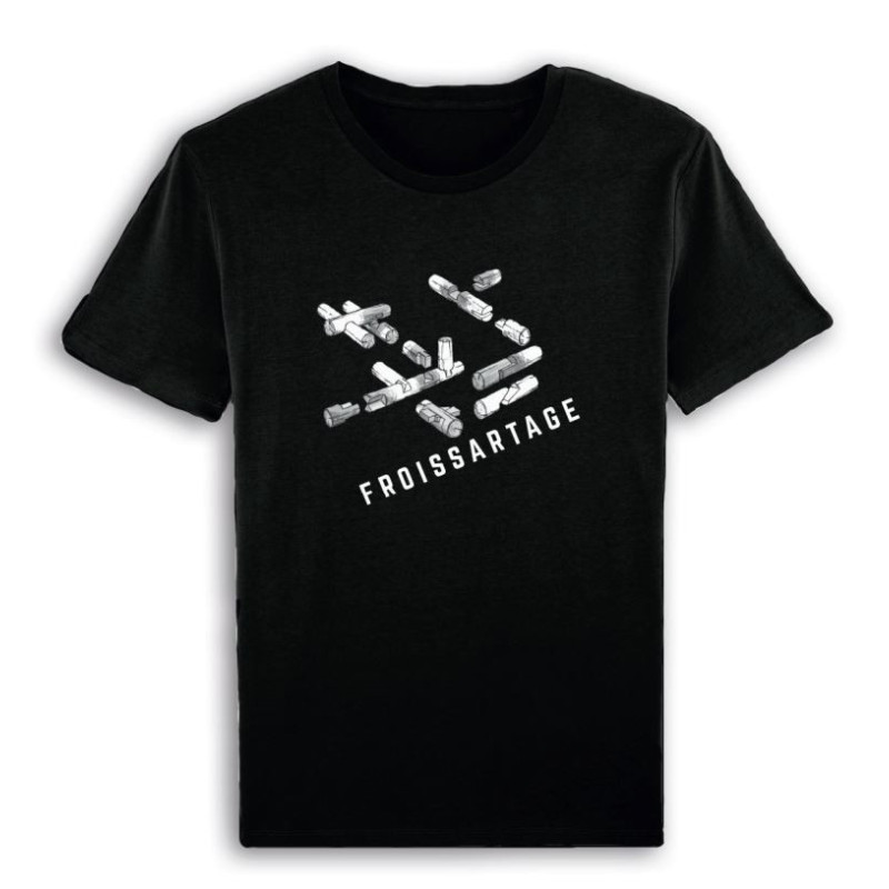 T-Shirt "Froissartage" - noir