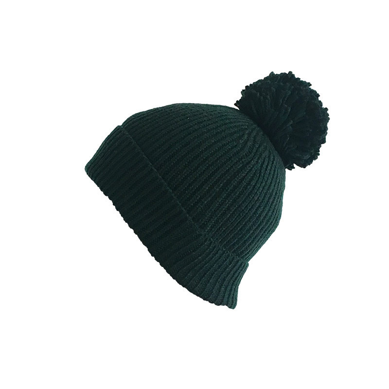 Bonnet homme à pompon