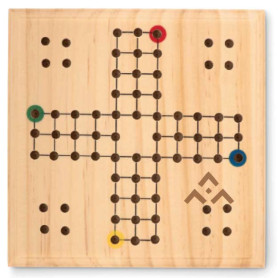 Jeu de petits chevaux en bois avec symbole SGDF