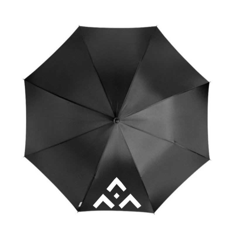 Parapluie automatique noir avec le logo SGDF 