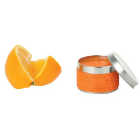 Bougie cordage avec logo SGDF - senteur orange -