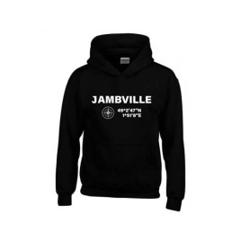 Sweat-shirt « JAMBVILLE » noir - enfant