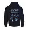 Sweat à capuche bleu marine "Scout essentials"