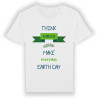 Tee-shirt « Think Green » Blanc
