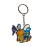 Porte - clés avec emblème "Fleur de Lys" Smurf
