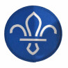 Insigne avec emblème "Fleur de Lys"