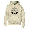 Sweat à capuche "Welcome into my World" Beige -Taille S