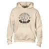 Sweat à capuche "Welcome into my World" Beige