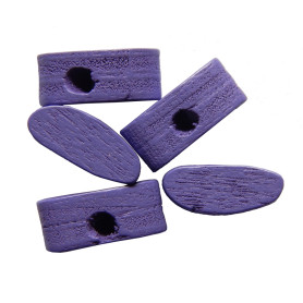 Lot de 5 pierres violettes...