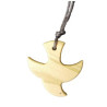 Colombe de la paix 38 mm en bois d'olivier 
