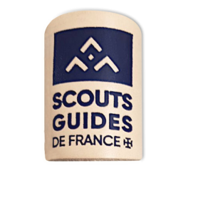 Bague de foulard en cuir Scouts et Guides de France