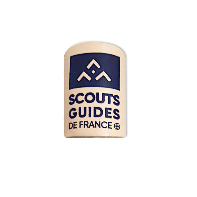 Bague de foulard en cuir Scouts et Guides de France