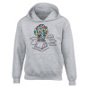 Sweat-shirt « La Haut » gris