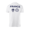 Polo femme Scoutisme Français - modèle blanc