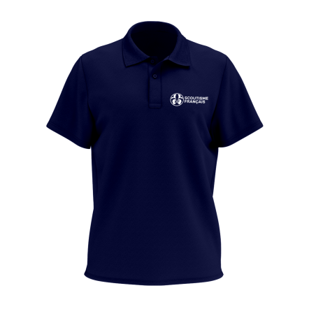 Polo homme Scoutisme Français - modèle bleu