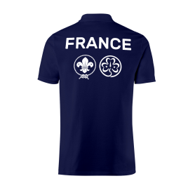 Polo homme Scoutisme Français - modèle bleu