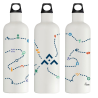 Gourde 1 L avec symboles Scouts et Guides de France