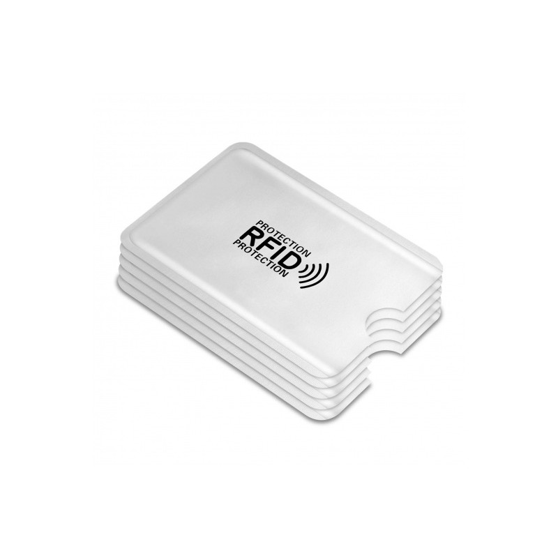 Durable 890023 Étui souple de protection anti-RFID pour 1 carte Argent Lot  de 10 : : Mode