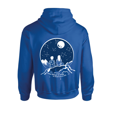 Sweat-shirt S/G ENFANT illustré - bleu