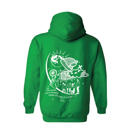 Sweat-shirt FARFADETS ADULTE illustré - vert