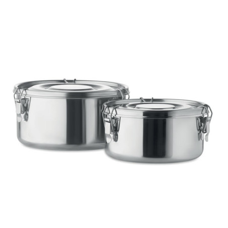 Set de 2 popotes en inox -