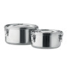 Set de 2 popotes en inox
