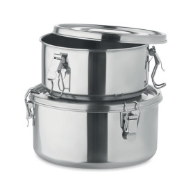 Set de 2 popotes en inox