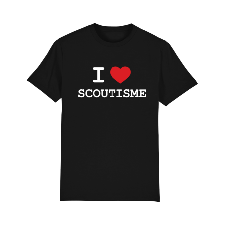 Tee-shirt "I Love Scoutisme" noir