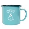 Tasse émaillée "Génération Scoute" bleu ciel