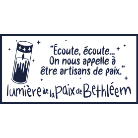 Insigne Lumière de la Paix de Bethléem à l'unité