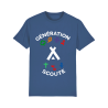 T-Shirt "Génération Scoute" - bleu jean