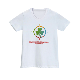 T-shirt blanc logo EEDF